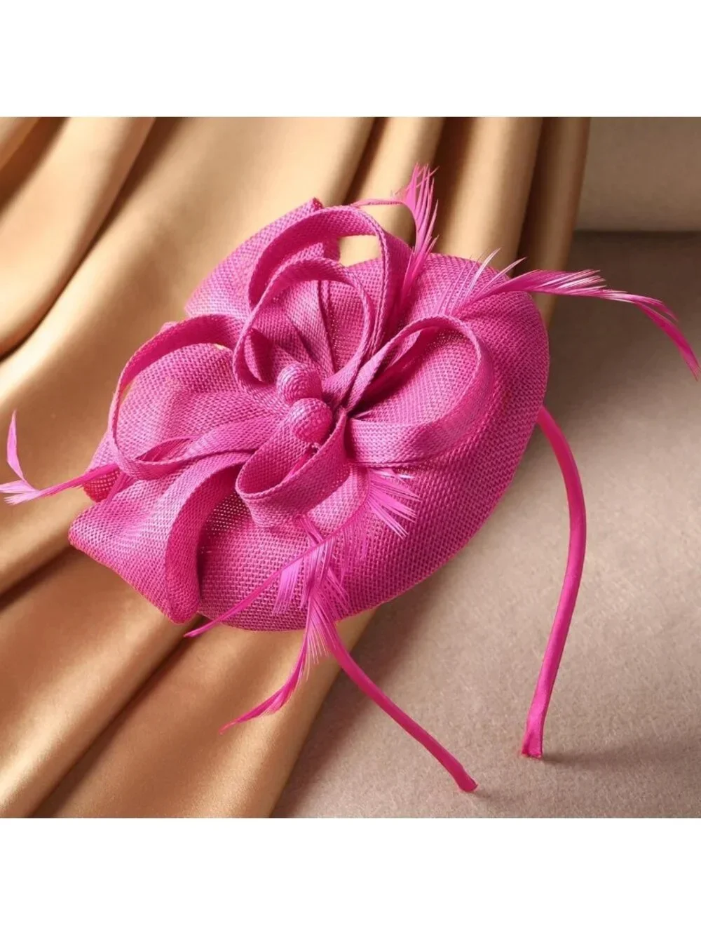 Elegant Women's Derby Hat - Vintage 1920s Tea Party Fascinator with Hair Clip